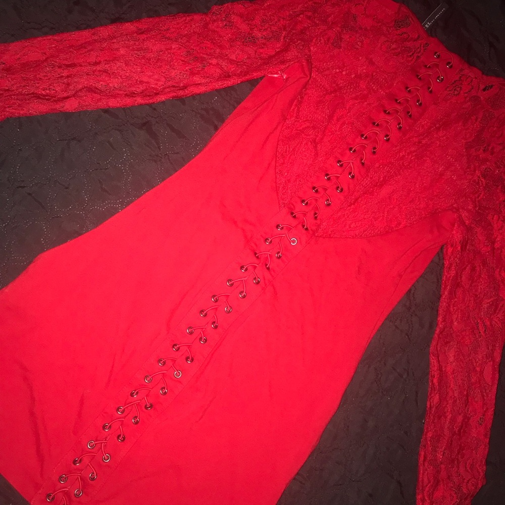 Red GUESS dress